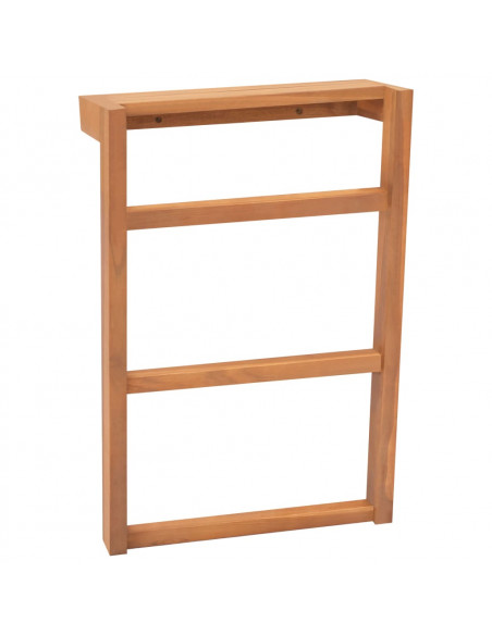 Portasciugamani 2 pz Legno Massello di Teak