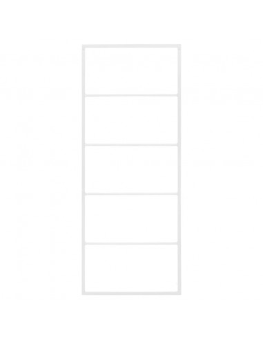 Portasciugamani Bianco 45x10x115 cm in Acciaio