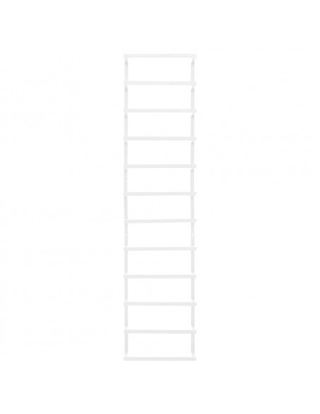 Portasciugamani Bianco 24x12x96 cm in Acciaio