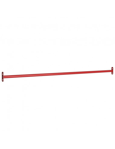 Sbarre da Gioco 3 pz 125 cm in Acciaio Rosso