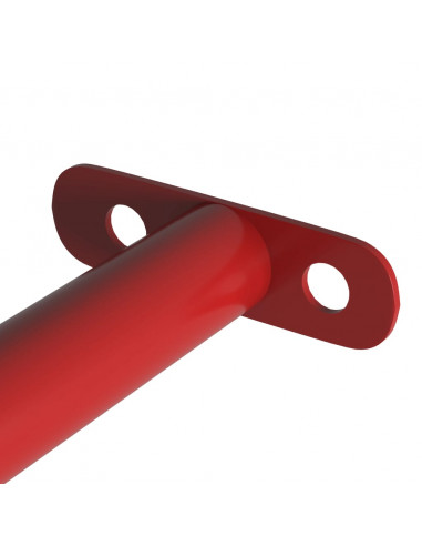 Sbarre da Gioco 2 pz 125 cm in Acciaio Rosso