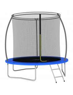 Set Trampolino Rotondo 244x55 cm 100 kg 2