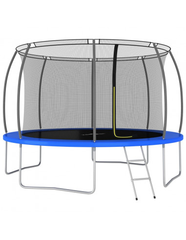 Set Trampolino Rotondo 366x80 cm 150 kg