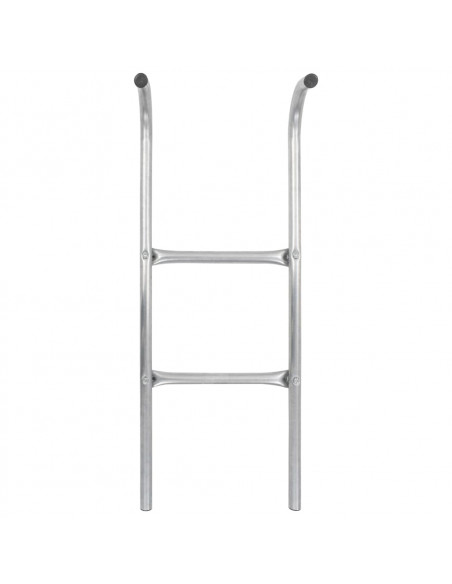 Scaletta per Trampolino 2 Gradini in Acciaio Argento 72 cm
