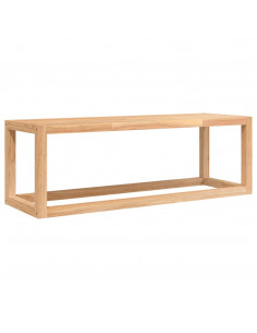 Portasciugamani 60x20x20 cm in Legno Massello di Noce 2