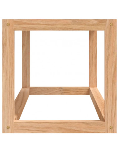 Portasciugamani 60x20x20 cm in Legno Massello di Noce