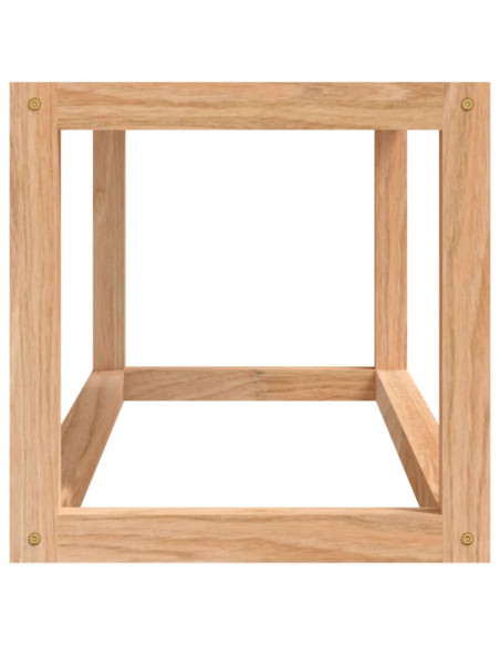 Portasciugamani 60x20x20 cm in Legno Massello di Noce