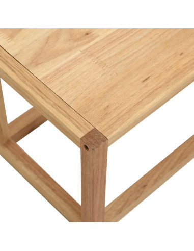 Portasciugamani 60x20x20 cm in Legno Massello di Noce