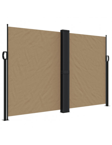 Tenda da Sole Laterale Retrattile Tortora 160x1200 cm