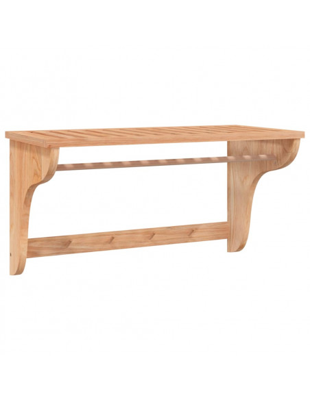 Portasciugamani 60x30x35 cm in Legno Massello di Noce