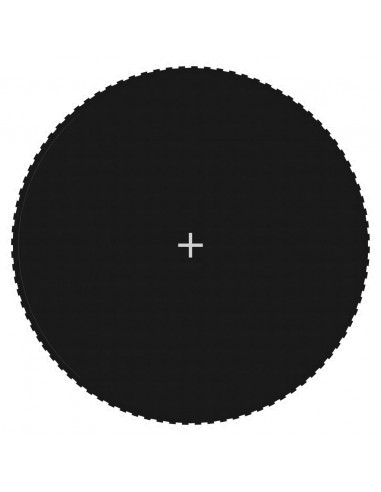 Telo da Salto Nero per Trampolino Rotondo di 15 Piedi/4,57 m