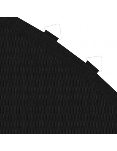 Telo da Salto Nero per Trampolino Rotondo di 15 Piedi/4,57 m