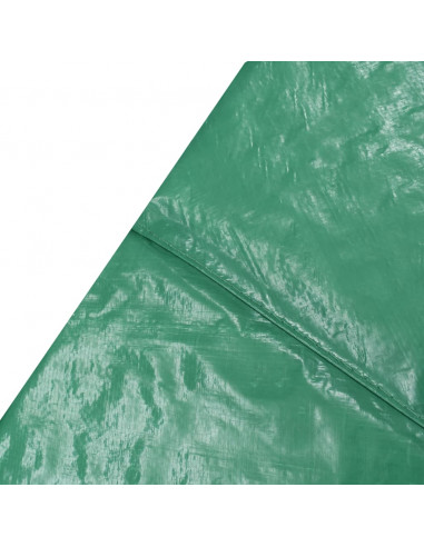 Tampone di Sicurezza PE Verde per Trampolino Rotondo di 3,05 m