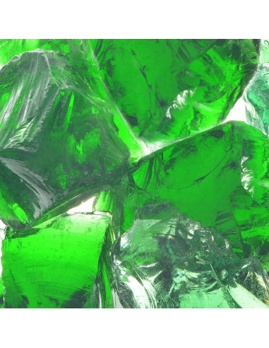 Rocce Gabione Vetro Verde 60-120 mm 25 kg