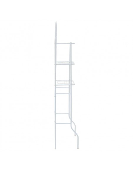 Scaffale da Bagno Bianco 60x33x174 cm