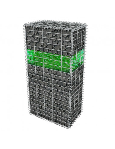 Rocce Gabione Vetro Verde 60-120 mm 25 kg