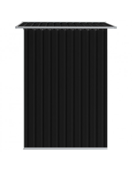 Capanno Attrezzi da Giardino Antracite Acciaio 204x132x186 cm