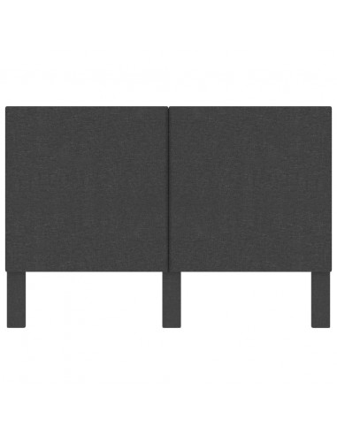 Testiera Letto Grigio Scuro in Tessuto 160x200 cm