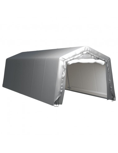 Tenda Capannone 300x900 cm Grigio Acciaio