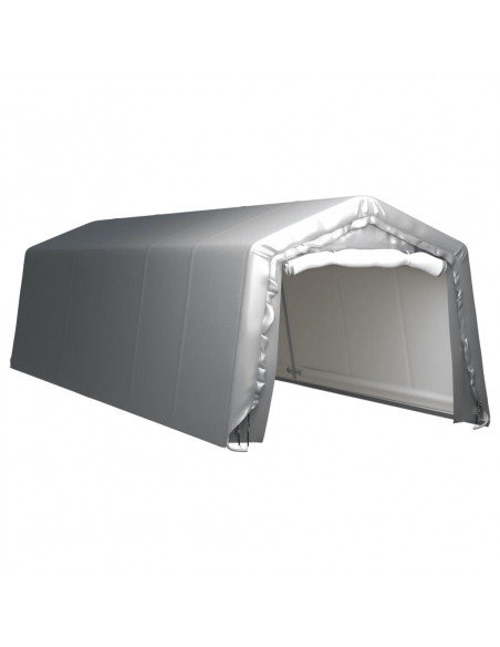 Tenda Capannone 300x900 cm Grigio Acciaio