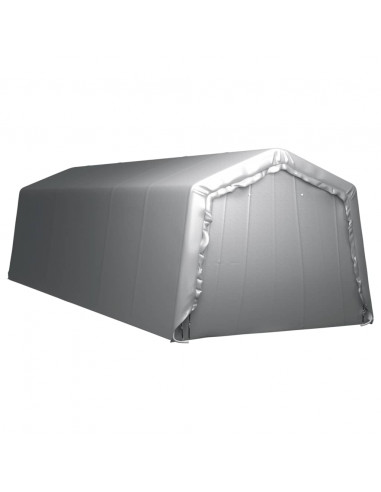 Tenda Capannone 300x900 cm Grigio Acciaio