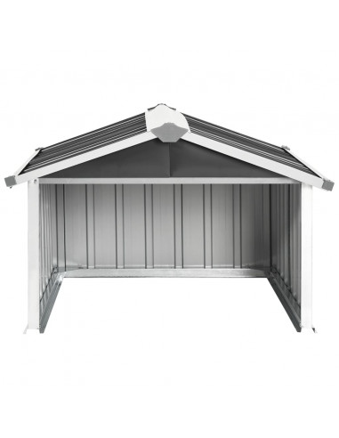 Capanno per Robot Tosaerba 92x97x63cm Acciaio Zincato Antracite