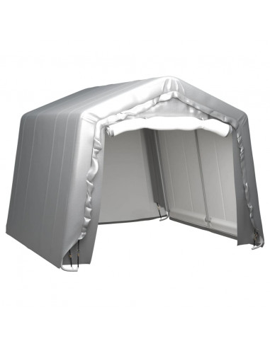 Tenda Capannone 300x300 cm Grigio Acciaio