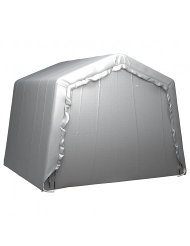 Tenda Capannone 300x300 cm Grigio Acciaio