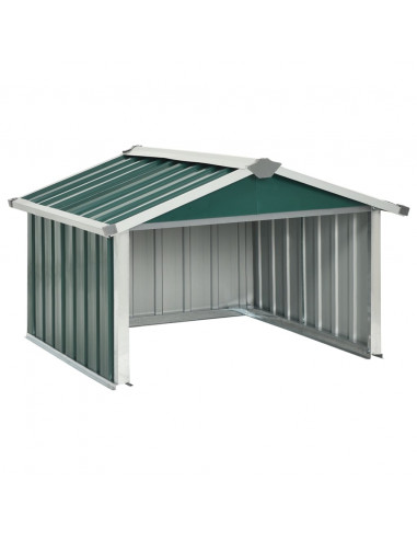 Capanno per Robot Tosaerba 92x97x63 cm Acciaio Zincato Verde