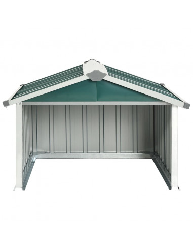 Capanno per Robot Tosaerba 92x97x63 cm Acciaio Zincato Verde