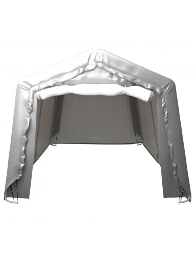 Tenda Capannone 300x750 cm Grigio Acciaio