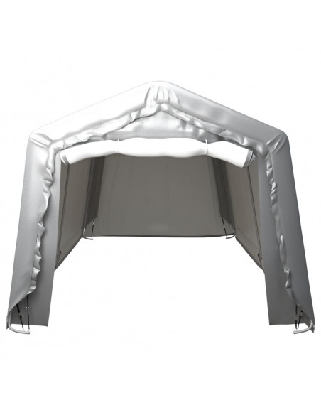 Tenda Capannone 300x750 cm Grigio Acciaio