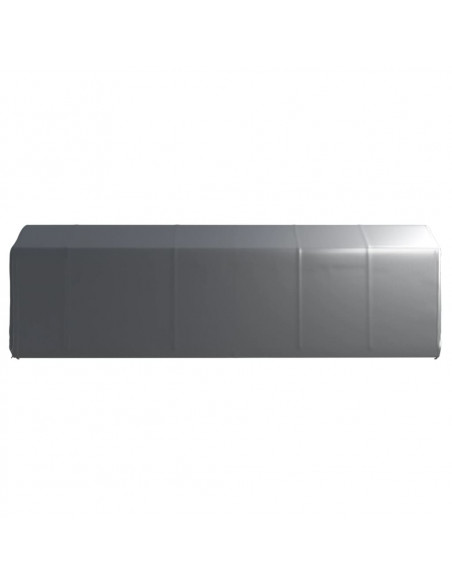 Tenda Capannone 300x750 cm Grigio Acciaio