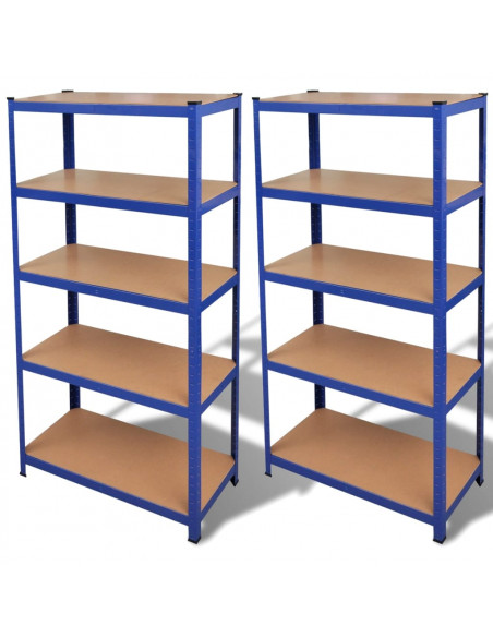 Strutture con Scaffali 2 pz