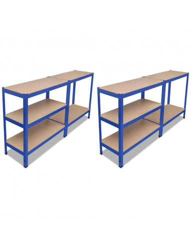 Strutture con Scaffali 2 pz