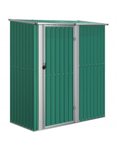 Capanno da Giardino Verde 180,5x97x209,5 cm in Acciaio Zincato 2