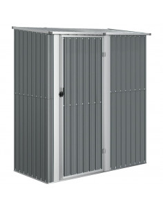 Capanno per Biciclette Grigio 180,5x97x209,5 cm Acciaio Zincato 2