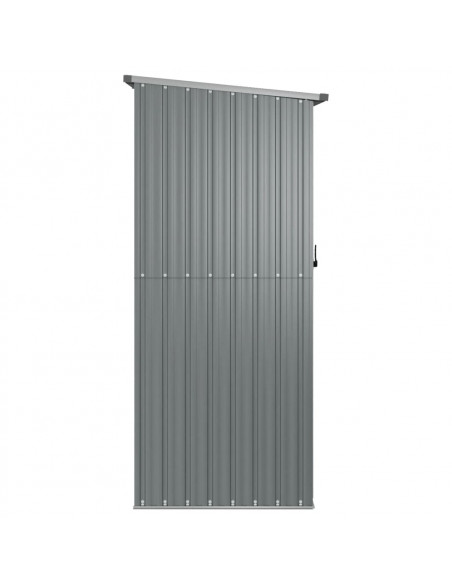 Capanno per Biciclette Grigio 180,5x97x209,5 cm Acciaio Zincato