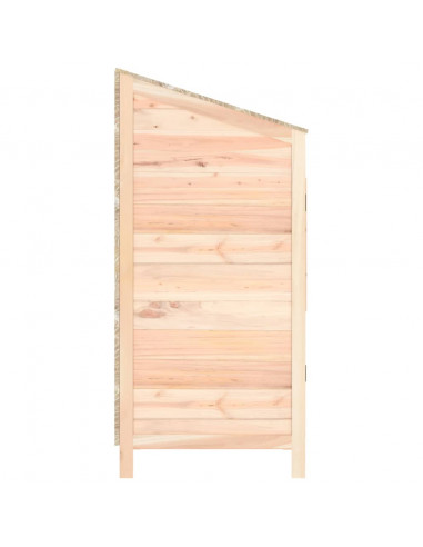 Capanno da Giardino 55x52x112 cm in Legno Massello di Abete