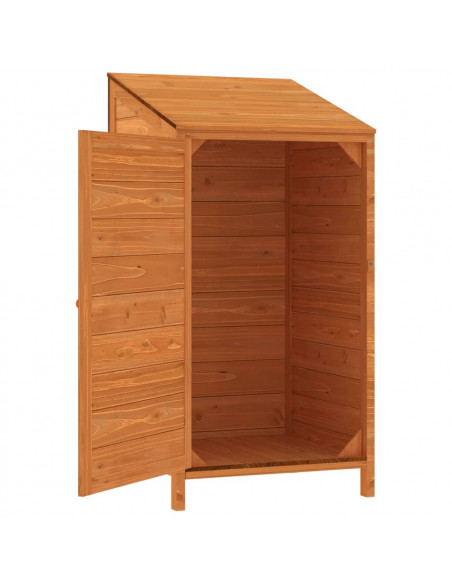 Capanno da Giardino Marrone 55x52x112cm Legno Massello di Abete