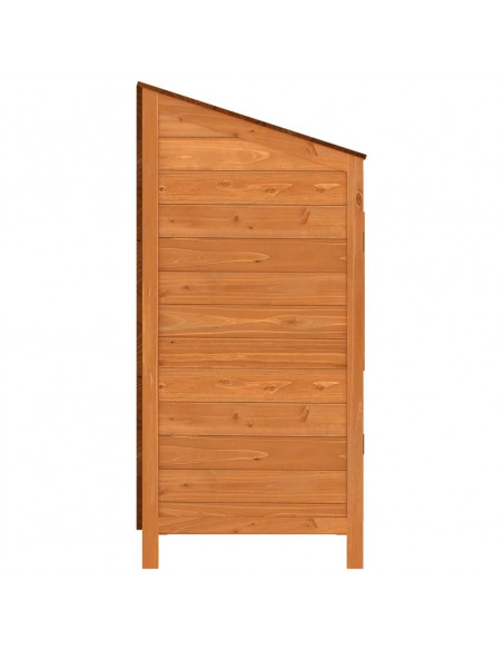 Capanno da Giardino Marrone 55x52x112cm Legno Massello di Abete