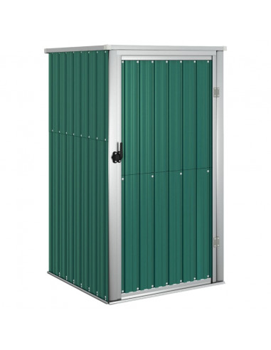 Capanno per Attrezzi Verde 88x89x161 cm in Acciaio Zincato