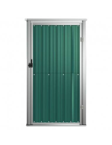Capanno per Attrezzi Verde 88x89x161 cm in Acciaio Zincato