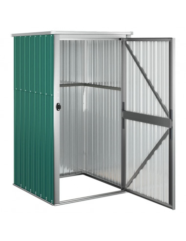 Capanno per Attrezzi Verde 88x89x161 cm in Acciaio Zincato