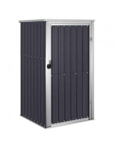 Capanno per Attrezzi Antracite 88x89x161 cm Acciaio Zincato