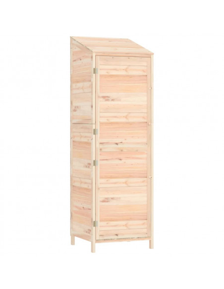 Capanno da Giardino 55x52x174,5 cm in Legno Massello di Abete