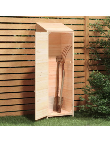 Capanno da Giardino 55x52x174,5 cm in Legno Massello di Abete