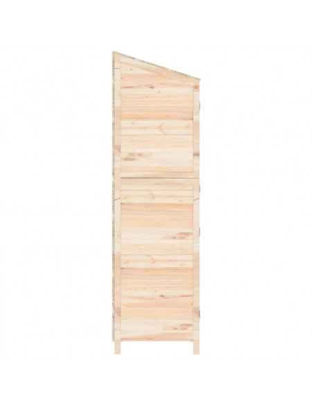 Capanno da Giardino 55x52x174,5 cm in Legno Massello di Abete
