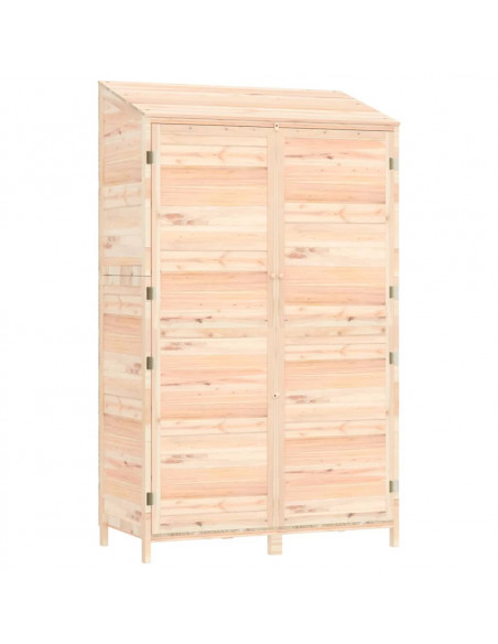Capanno da Giardino 102x52x174,5 cm in Legno Massello di Abete
