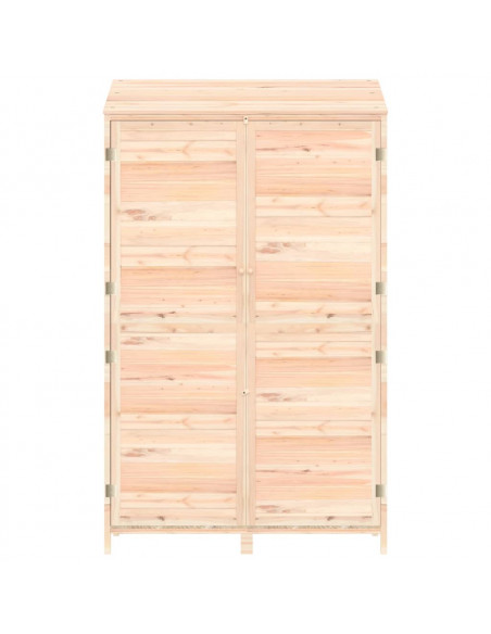 Capanno da Giardino 102x52x174,5 cm in Legno Massello di Abete